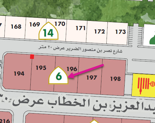 بلك رقم 6 بمخطط الطارق