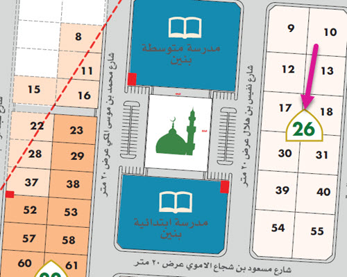 بلك رقم 26 بمخطط الطارق