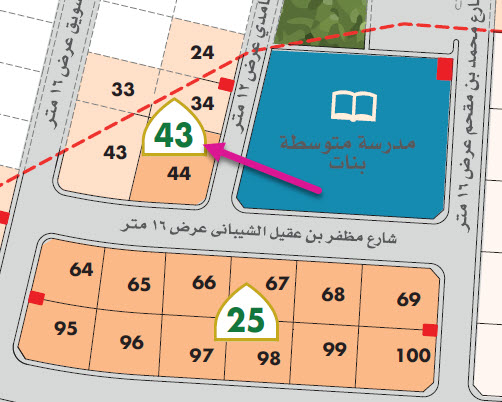 بلك رقم 43 بمخطط الطارق